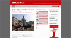 Desktop Screenshot of muellertrans.de
